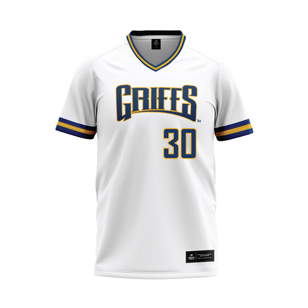 Canisius - NCAA Baseball : Jake Cagna - White Baseball Jersey-0