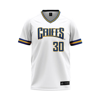 Canisius - NCAA Baseball : Jake Cagna - White Baseball Jersey-0
