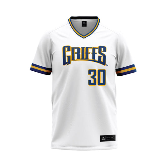 Canisius - NCAA Baseball : Jake Cagna - White Baseball Jersey-0