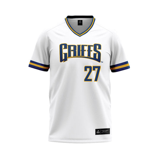 Canisius - NCAA Baseball : Blake Herman - White Baseball Jersey-0