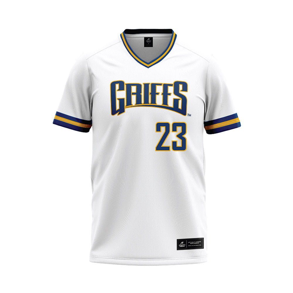 Canisius - NCAA Baseball : Tyler DeBrocky - White Baseball Jersey-0