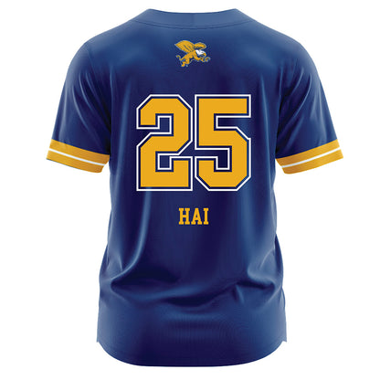 Canisius - NCAA Softball : Rebecca Hai - Navy Jersey-1