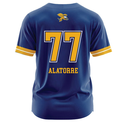 Canisius - NCAA Softball : Bailey Alatorre - Navy Jersey-1