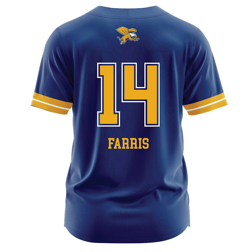 Canisius - NCAA Softball : Gabi Farris - Navy Jersey-1