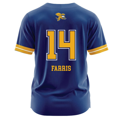 Canisius - NCAA Softball : Gabi Farris - Navy Jersey-1