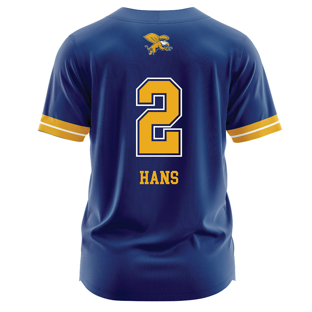 Canisius - NCAA Softball : Maddy Hans - Navy Jersey-1