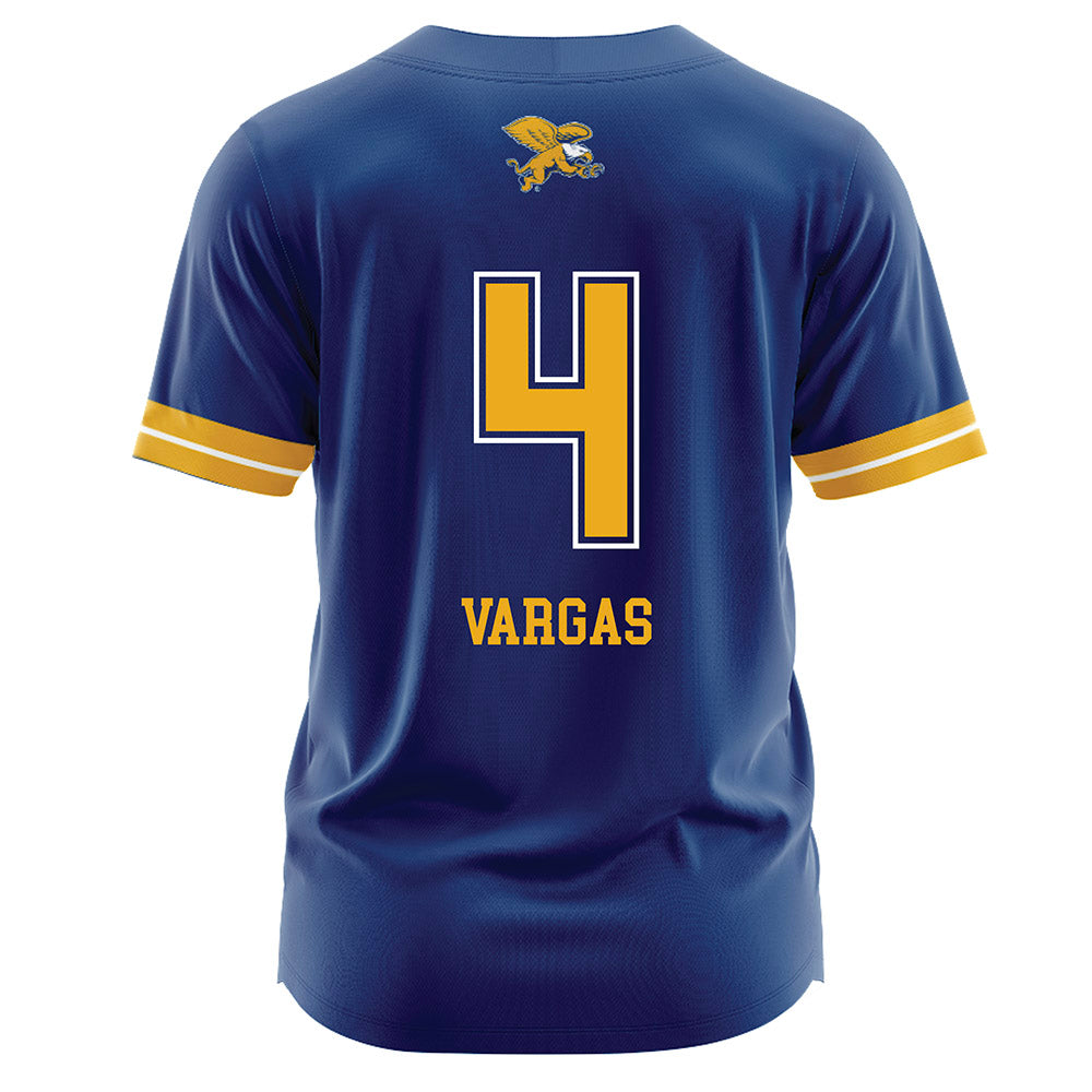 Canisius - NCAA Softball : Viviana Vargas - Navy Jersey-1