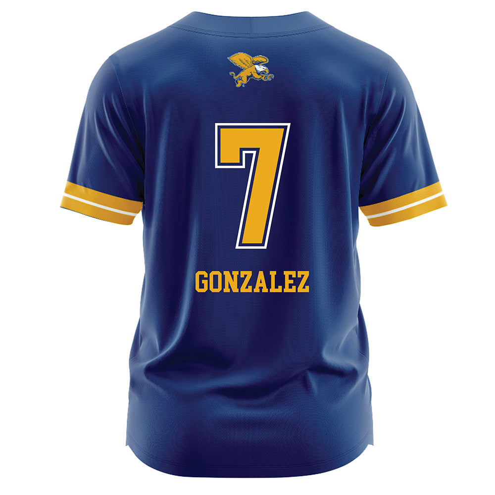 Canisius - NCAA Softball : Bella Gonzalez - Navy Jersey-1