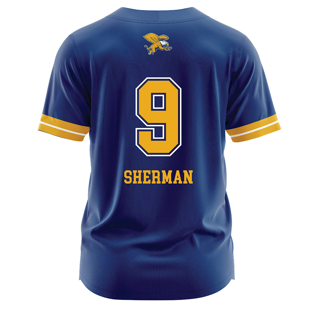 Canisius - NCAA Softball : Avyree Sherman - Navy Jersey-1