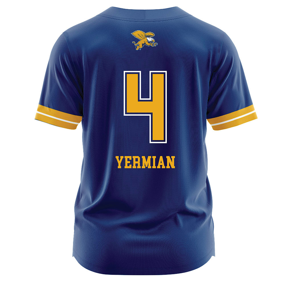 Canisius - NCAA Softball : Talia Yermian - Navy Jersey-1