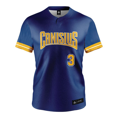 Canisius - NCAA Softball : Michaela Sycalik - Navy Jersey-0