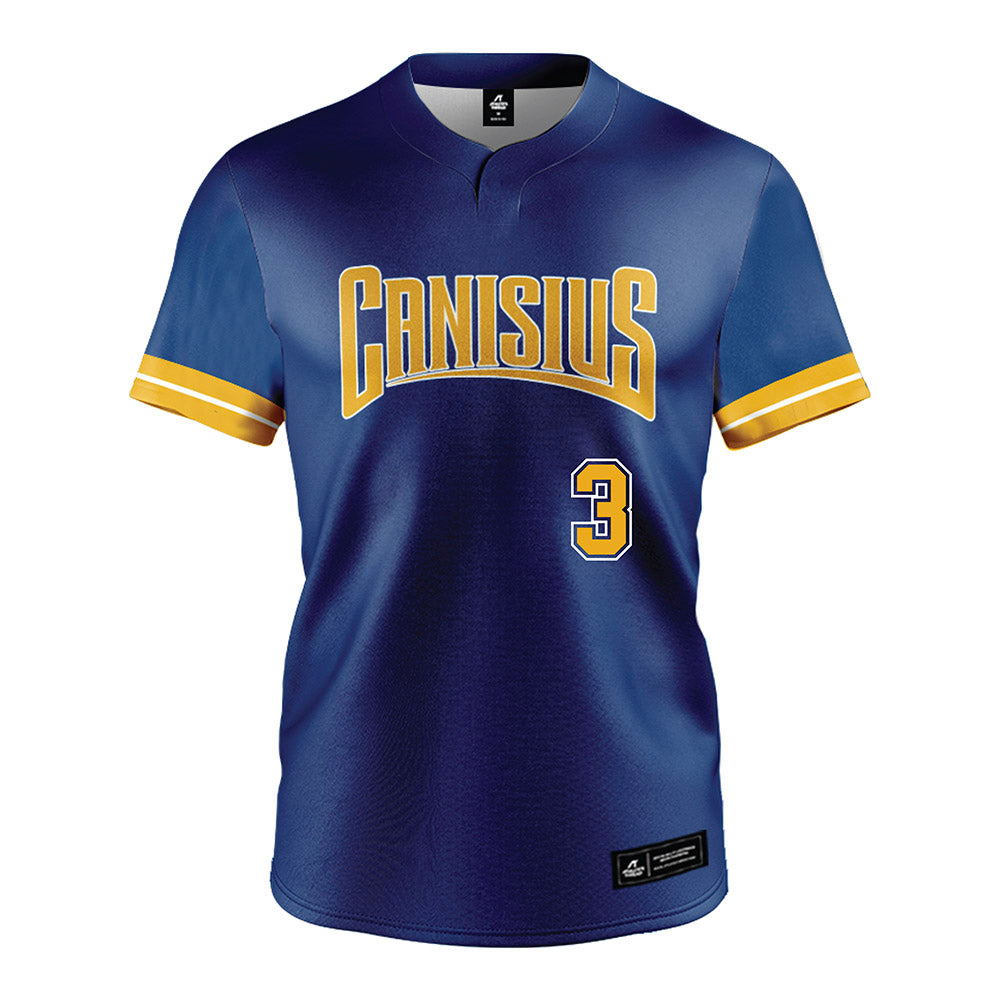 Canisius - NCAA Softball : Alyssa Cloutier - Navy Jersey-0