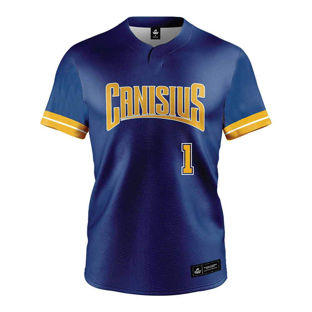 Canisius - NCAA Softball : Erin Hufford - Navy Jersey-0