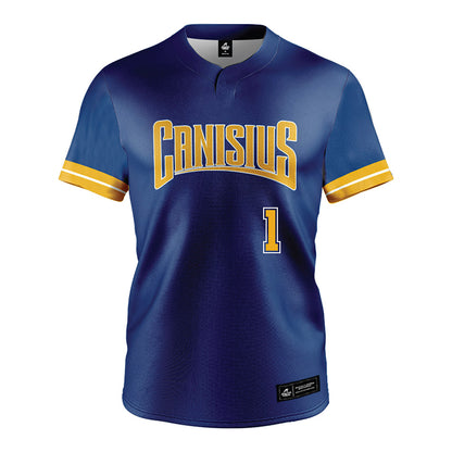 Canisius - NCAA Softball : Erin Hufford - Navy Jersey-0