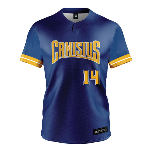 Canisius - NCAA Softball : Gabi Farris - Navy Jersey-0