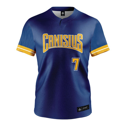 Canisius - NCAA Softball : Bella Gonzalez - Navy Jersey-0