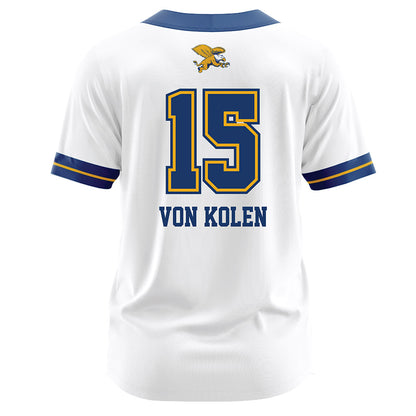 Canisius - NCAA Softball : Tabitha von Kolen - White Jersey-1