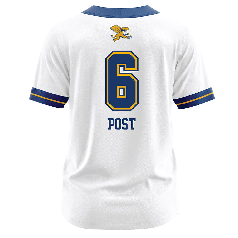 Canisius - NCAA Softball : Abigail Post - White Jersey-1