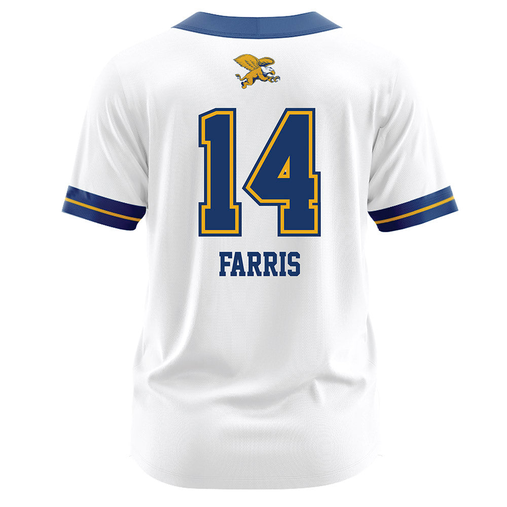 Canisius - NCAA Softball : Gabi Farris - White Jersey-1