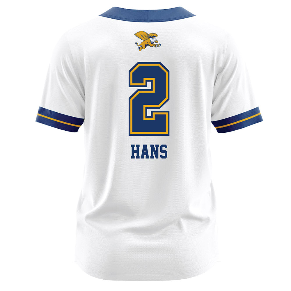 Canisius - NCAA Softball : Maddy Hans - White Jersey-1