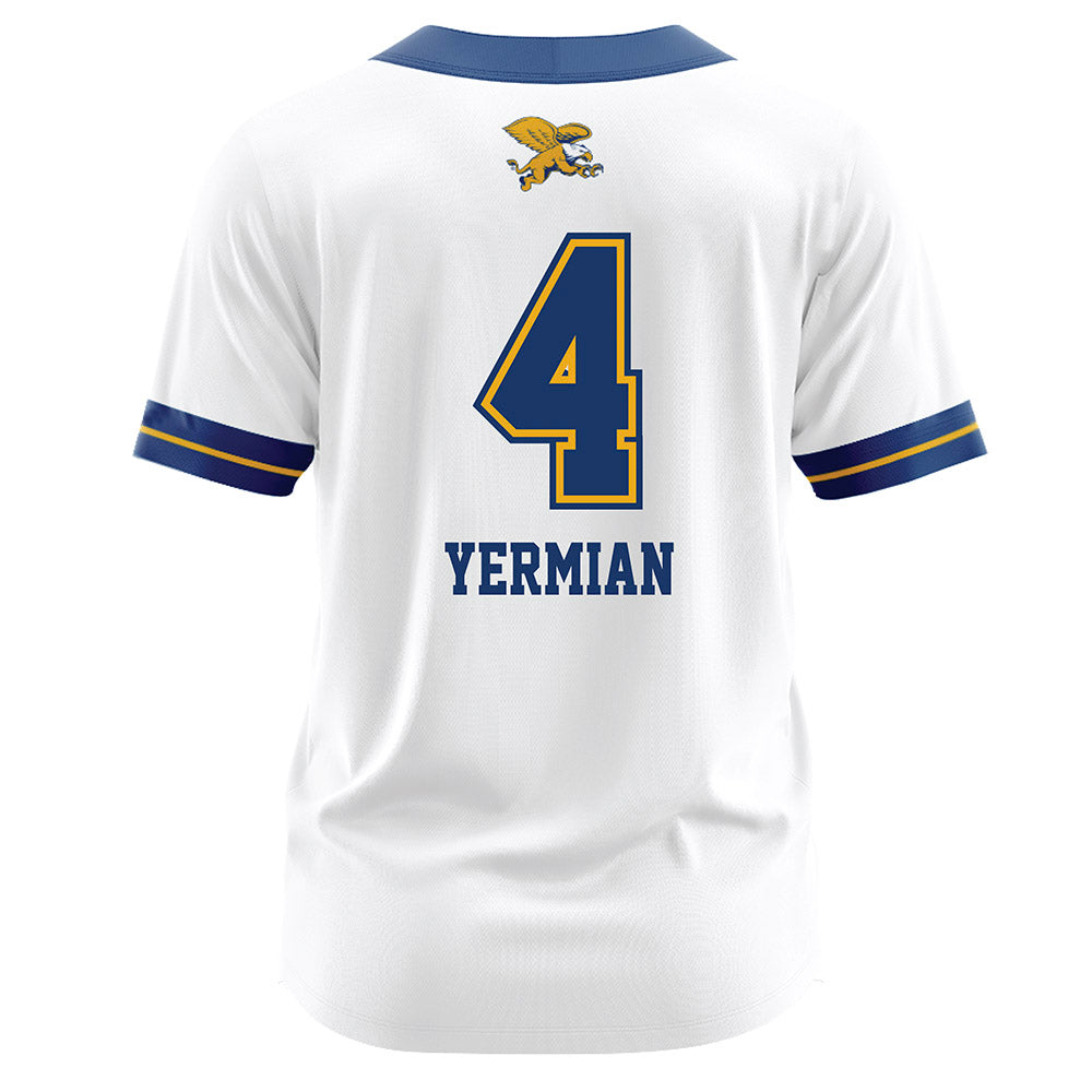Canisius - NCAA Softball : Talia Yermian - White Jersey-1