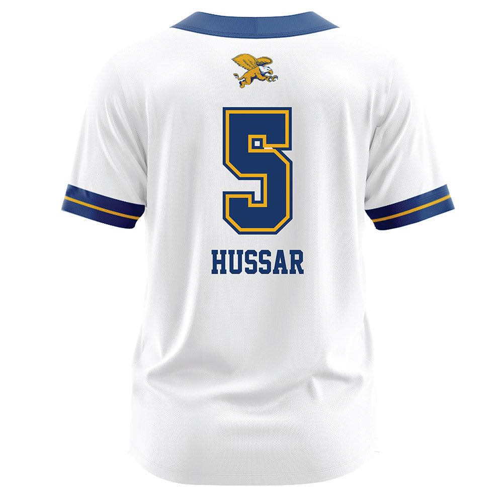 Canisius - NCAA Softball : Mikayla Hussar - White Jersey-1