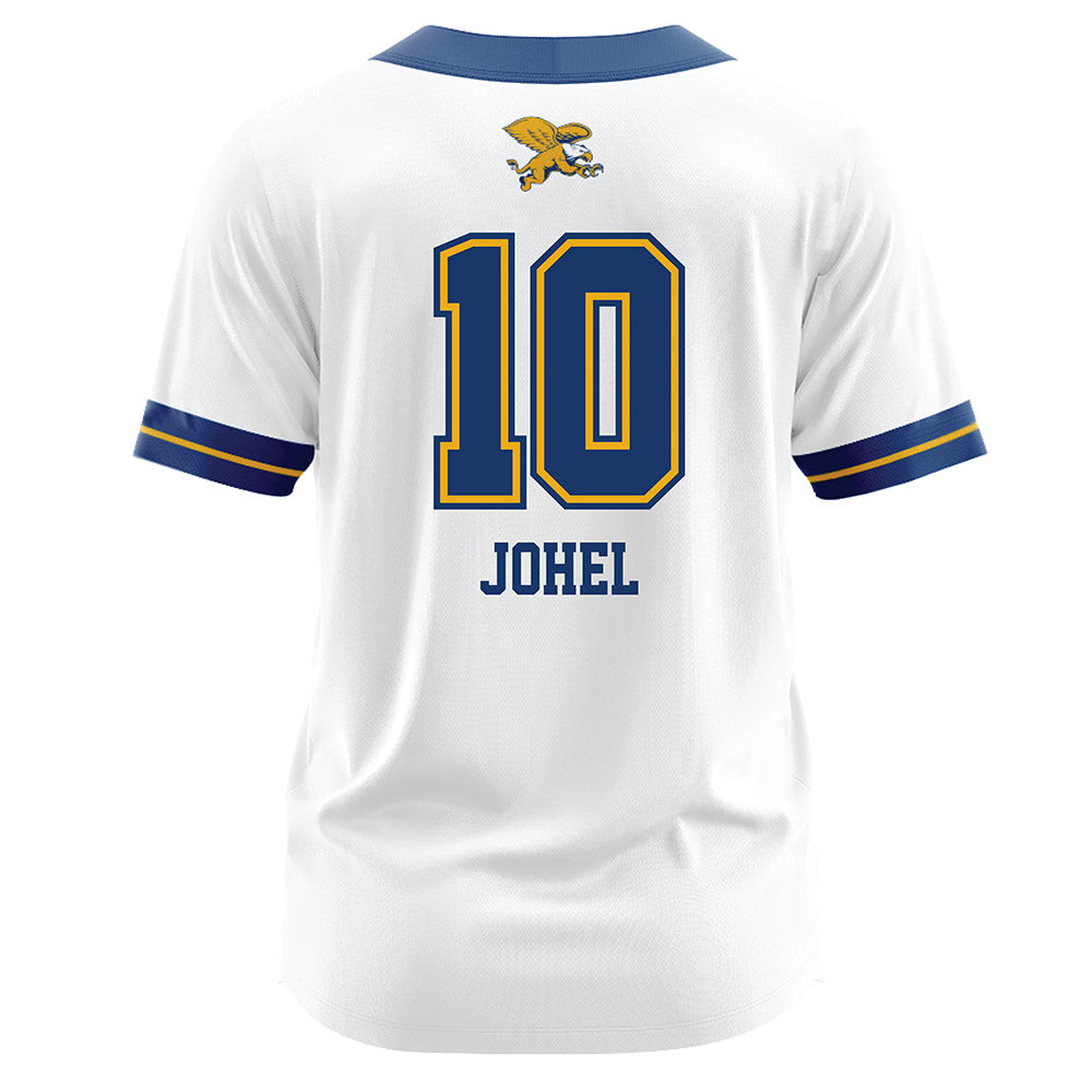 Canisius - NCAA Softball : Ella Johel - White Jersey-1