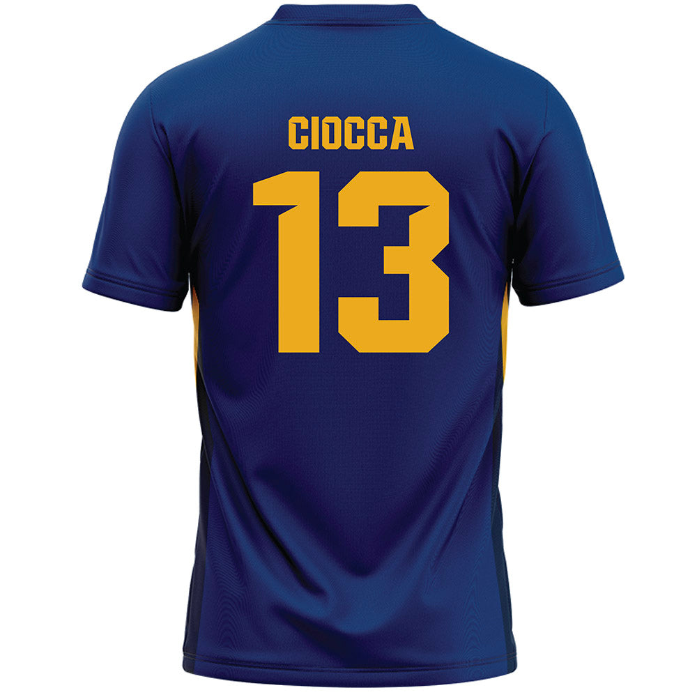 Canisius - NCAA Men's Lacrosse : Reid Ciocca - Navy Lacrosse Jersey -1