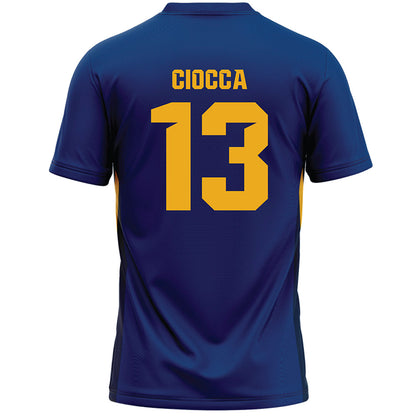 Canisius - NCAA Men's Lacrosse : Reid Ciocca - Navy Lacrosse Jersey -1