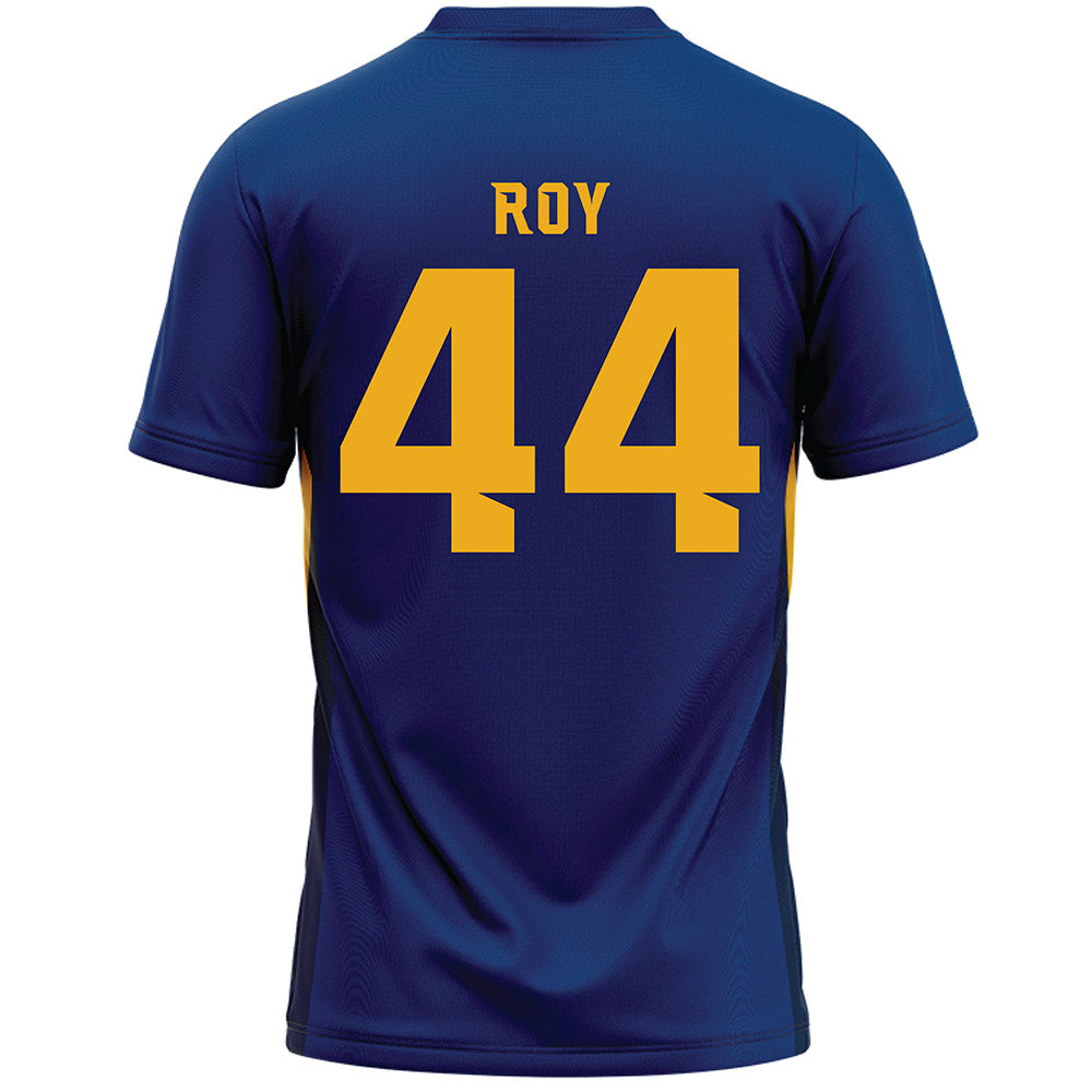 Canisius - NCAA Men's Lacrosse : Hunter Roy - Navy Lacrosse Jersey -1