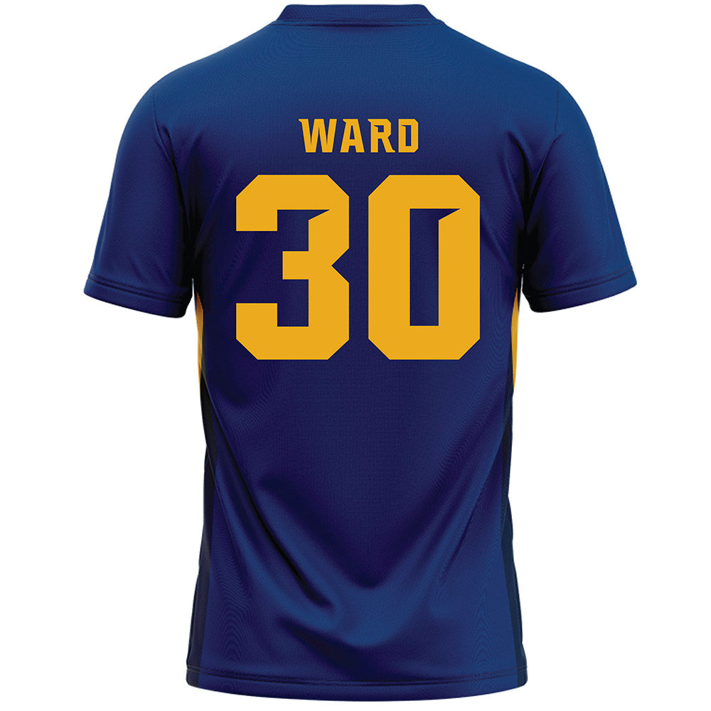 Canisius - NCAA Men's Lacrosse : TJ Ward - Navy Lacrosse Jersey -1
