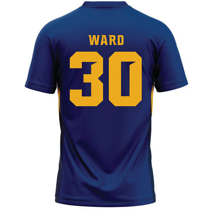 Canisius - NCAA Men's Lacrosse : TJ Ward - Navy Lacrosse Jersey -1