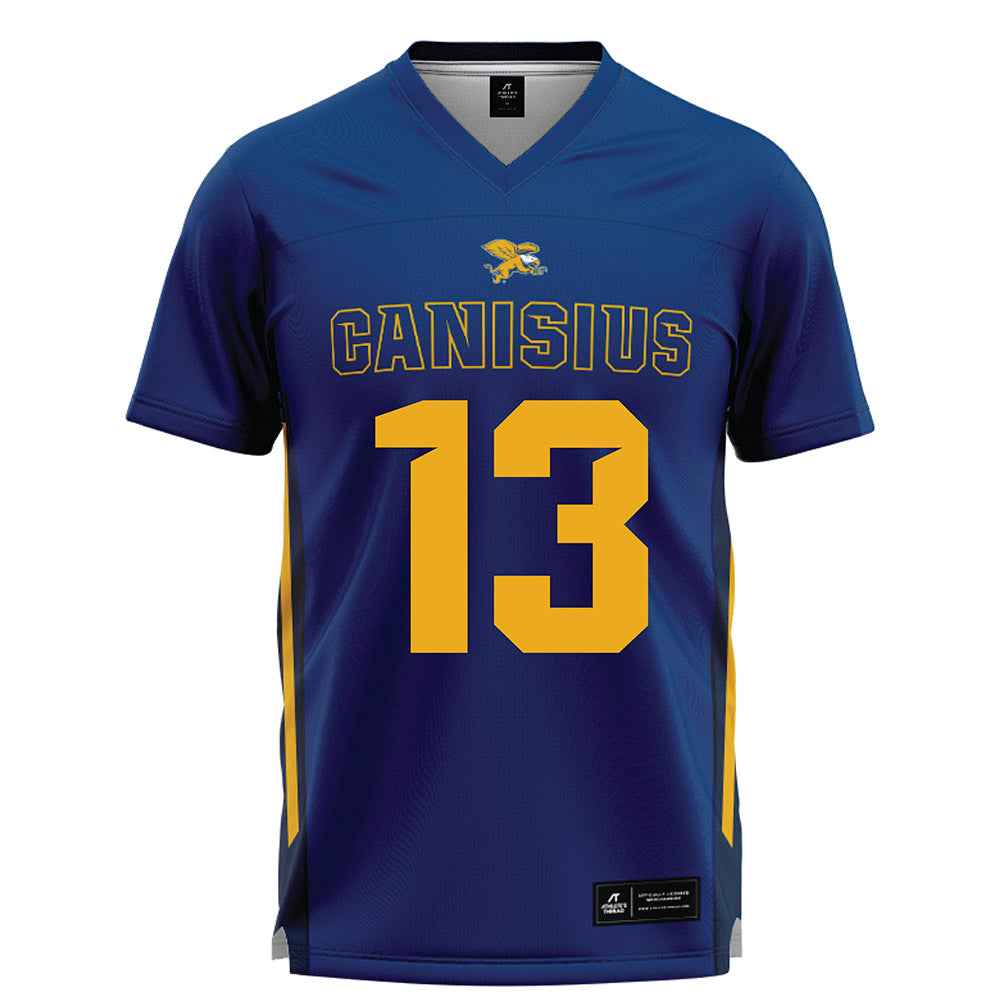 Canisius - NCAA Men's Lacrosse : Reid Ciocca - Navy Lacrosse Jersey -0