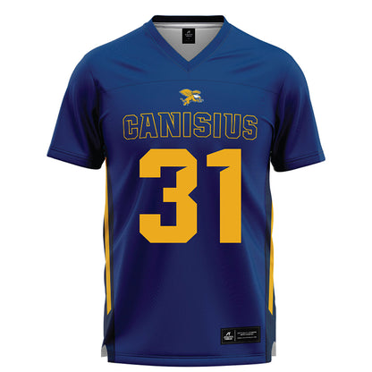 Canisius - NCAA Men's Lacrosse : Sam Kosloski - Navy Lacrosse Jersey