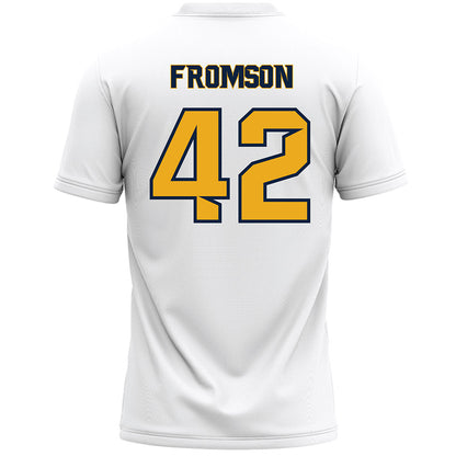 Canisius - NCAA Men's Lacrosse : Chase Fromson - White Lacrosse Jersey