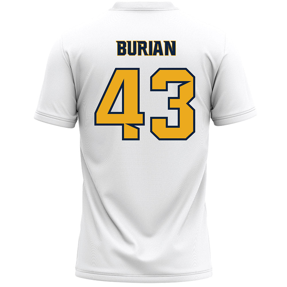 Canisius - NCAA Men's Lacrosse : Ashton Burian - White Lacrosse Jersey -1