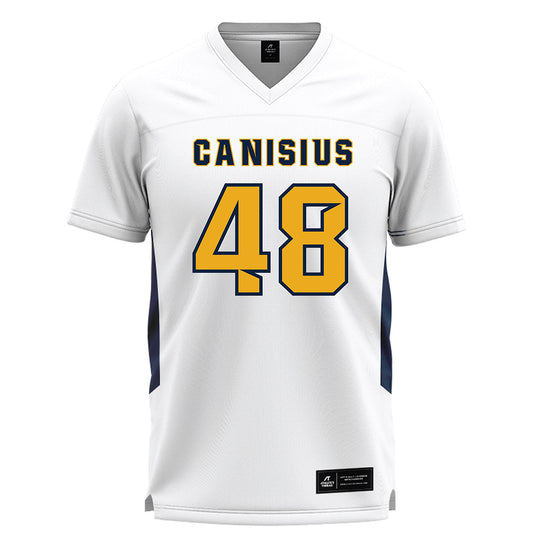 Canisius - NCAA Men's Lacrosse : Micah Hanson - White Lacrosse Jersey