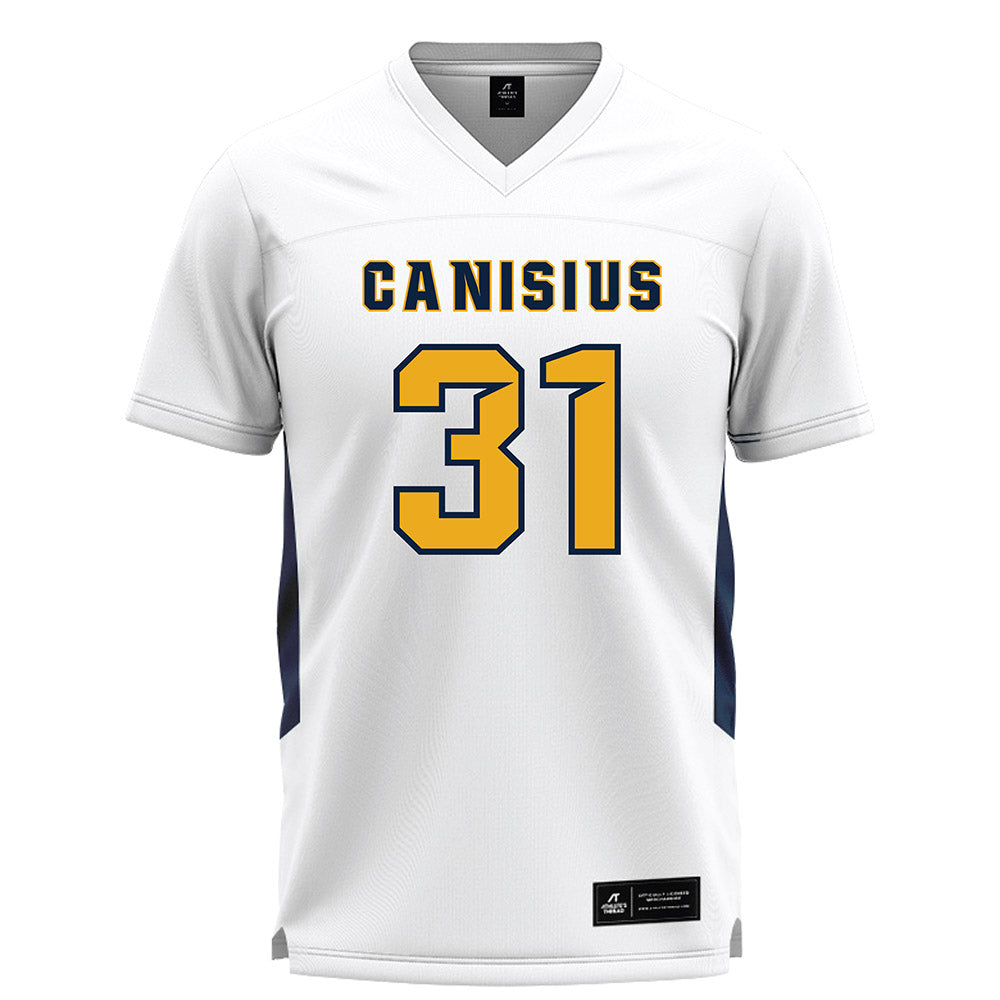 Canisius - NCAA Men's Lacrosse : Sam Kosloski - White Lacrosse Jersey