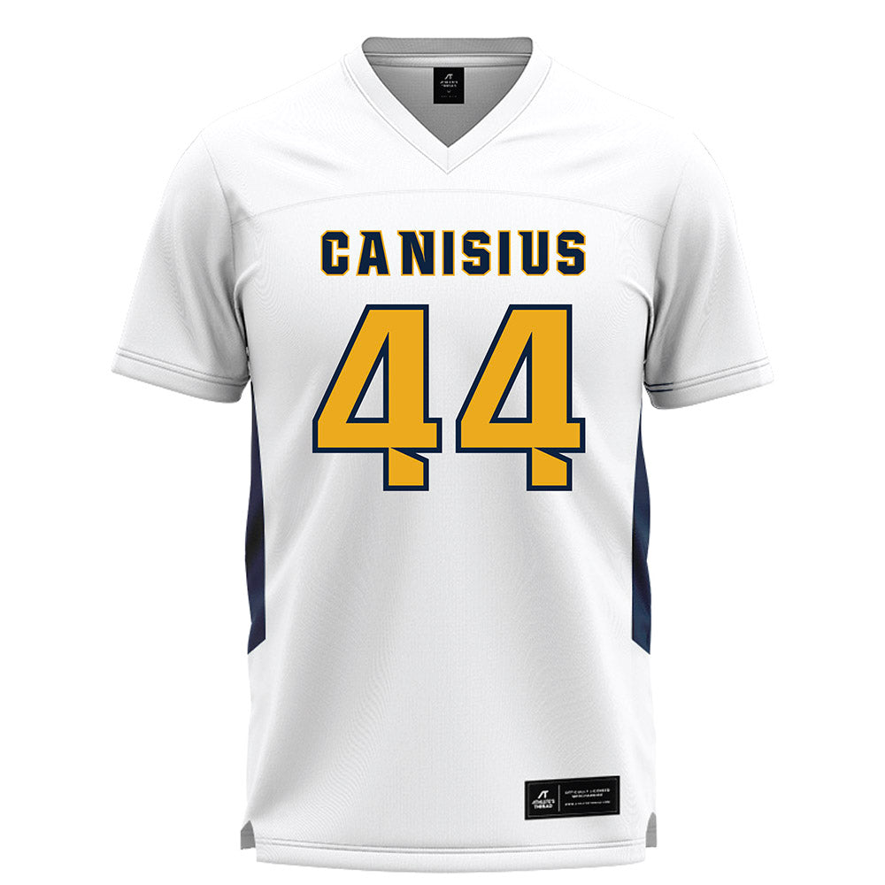 Canisius - NCAA Men's Lacrosse : Hunter Roy - White Lacrosse Jersey -0