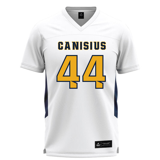 Canisius - NCAA Men's Lacrosse : Hunter Roy - White Lacrosse Jersey -0