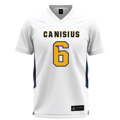 Canisius - NCAA Men's Lacrosse : Greyson Turner - White Lacrosse Jersey -0
