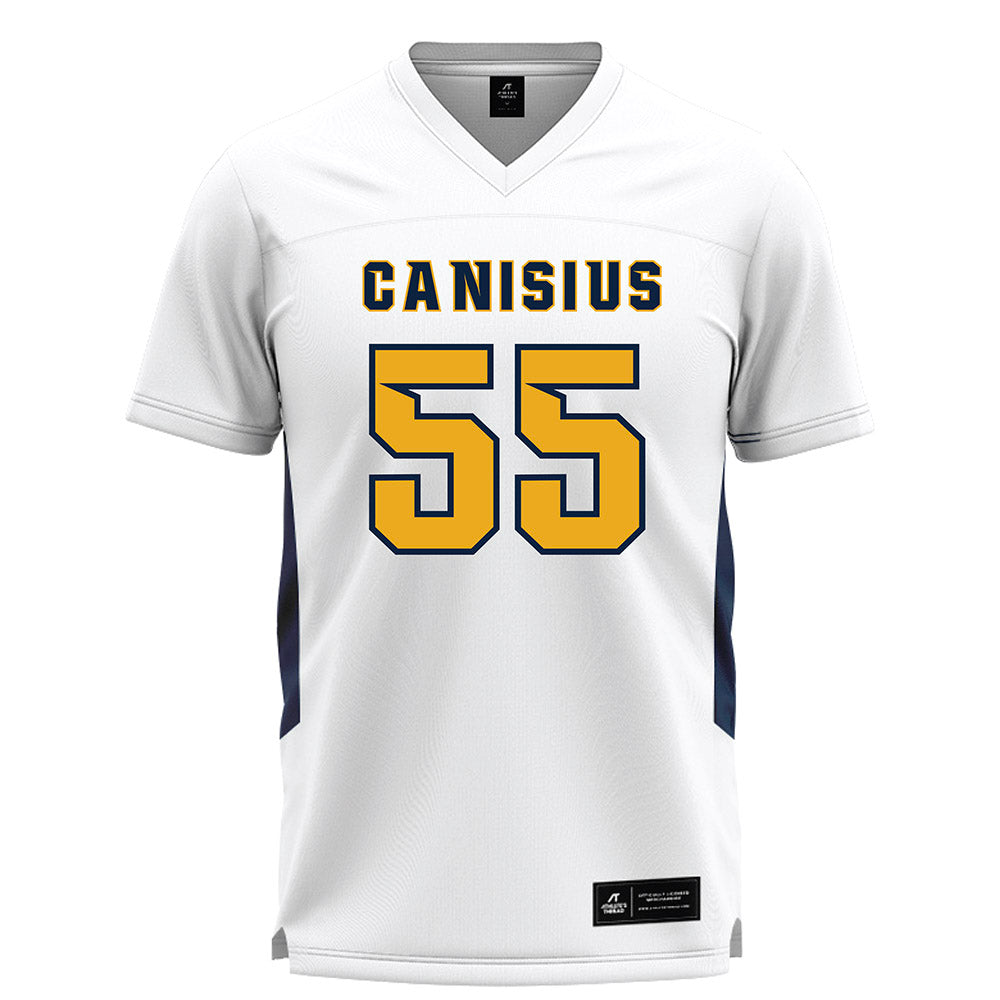 Canisius - NCAA Men's Lacrosse : Beck Lewis - White Lacrosse Jersey -0