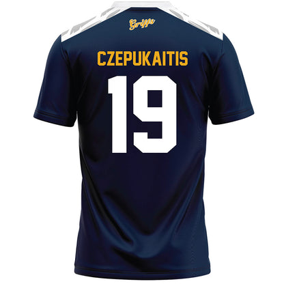 Canisius - NCAA Women's Lacrosse : Alexandra Czepukaitis - Navy Lacrosse Jersey