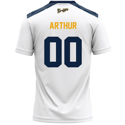 Canisius - NCAA Women's Lacrosse : Adriana Arthur - White Lacrosse Jersey -1