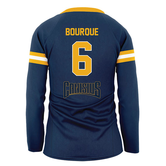 Canisius - NCAA Women's Volleyball : Ella Bourque - Navy Volleyball Jersey