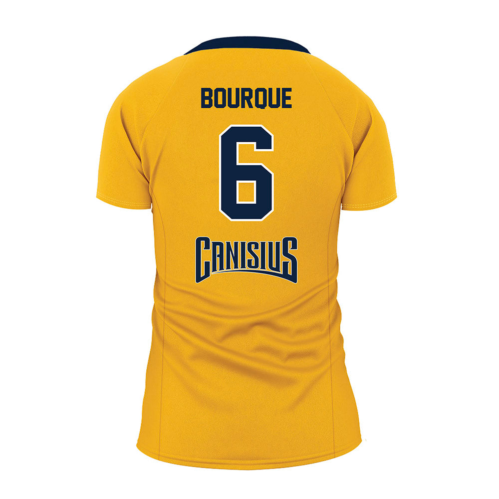 Canisius - NCAA Women's Volleyball : Ella Bourque - Gold Volleyball Jersey