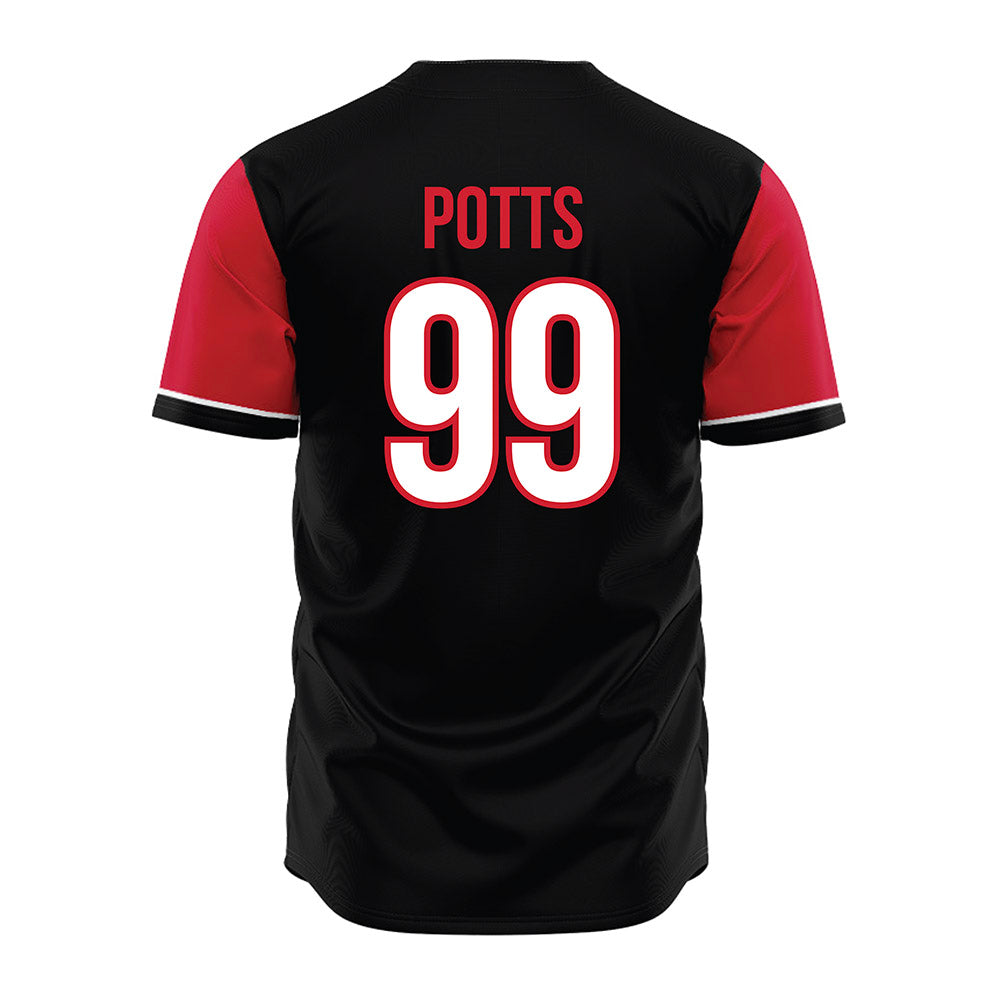 NC State - NCAA Baseball : Tristan Potts - Black Jersey