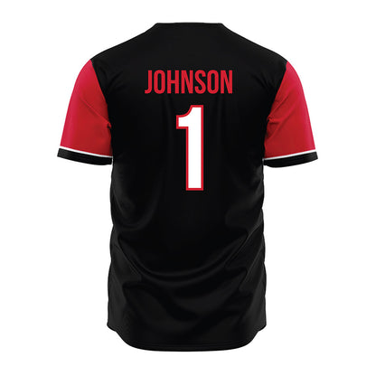 NC State - NCAA Baseball : Rett Johnson - Black Jersey-1
