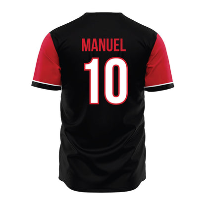 NC State - NCAA Baseball : Truitt Manuel - Black Jersey-1