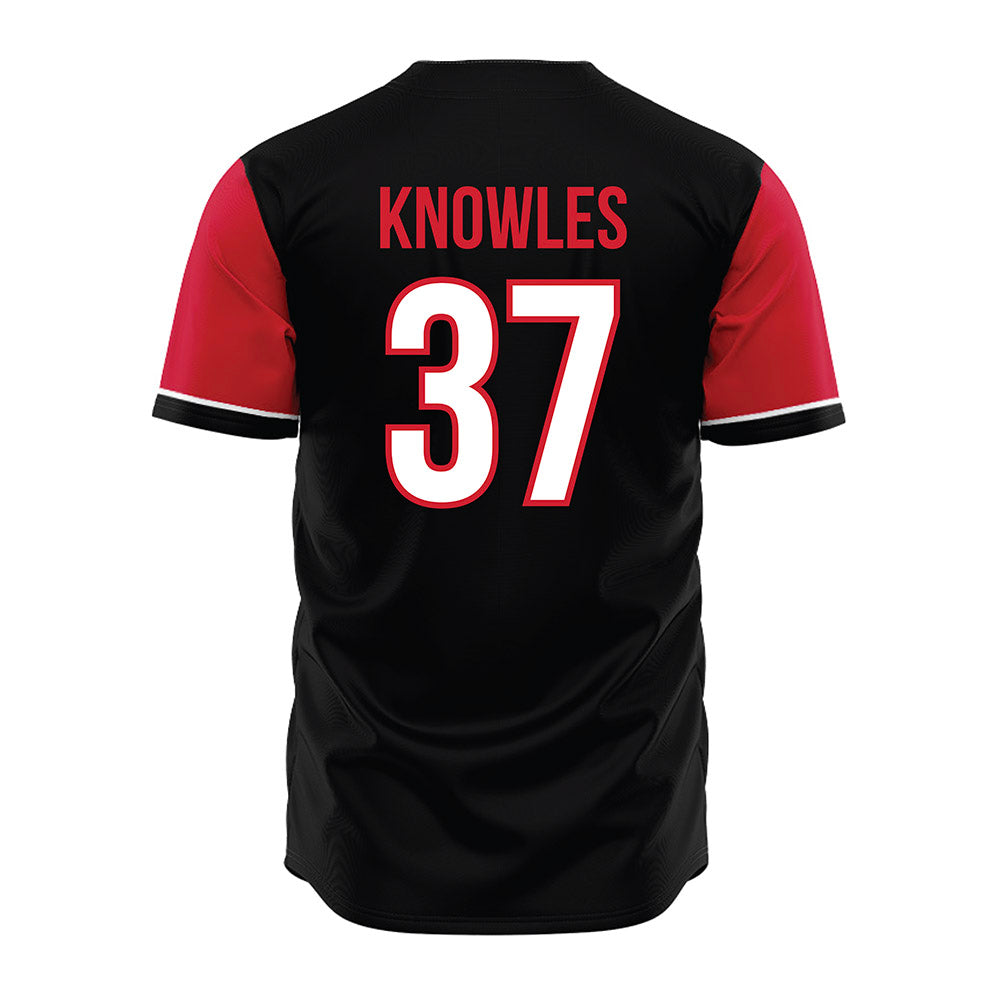 NC State - NCAA Baseball : Aden Knowles - Black Jersey